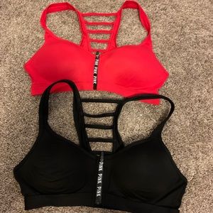 VS zipper sports bras
